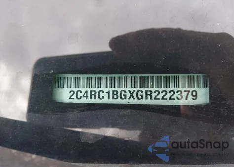 2016 Chrysler Town & Country Touring z USA, uszkodzony, nr VIN 2C4RC1BGXGR222379